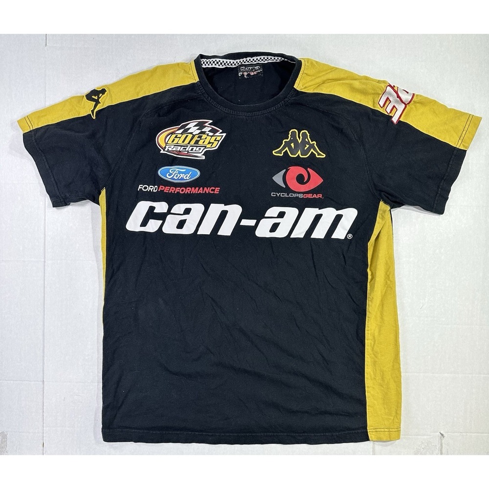 Kappa Can-Am Racing Team Shirt #32 Ford Performance Motocross Black Yellow M